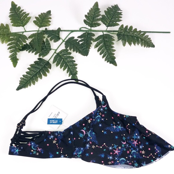 Arizona Swim Cosmic Print weave straps back Top XL - Picture 5 of 7